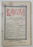 REVISTA LAMURA , ANUL II , NUMARUL 1 , OCTOMBRIE , 1920