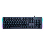 Tastatura gaming mecanicaT-Dagger Bermuda neagra iluminare Ice-Blue switch-uri albastre