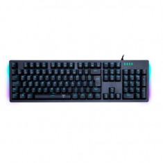 Tastatura gaming mecanicaT-Dagger Bermuda neagra iluminare Ice-Blue switch-uri albastre