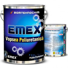 Pachet Email Poliuretanic “Emex” - Alb - Bid. 20 Kg + Intaritor - Bid. 4 Kg