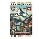 eSIM Switzerland 20GB 30Days Standard