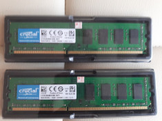 Kit memorii desktop 16GB DDR3L, Crucial, 2x8GB, bus 1600Mhz, 1,35V foto
