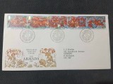 Anglia 1988 - 400 de ani de la Armada Spaniola, serie pe FDC