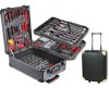 Trusa scule universala set 678 piese,Chrome Vanadium+Troler aluminiu, Iso
