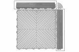 Margini Pardoseala Modulara Ventilata pentru Garaj Depozit Gri Deschis Performance AutoTuning