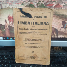 Manual practic de limba italiană ed. II, O. Marciapiedi, timbre fiscale 1931 089