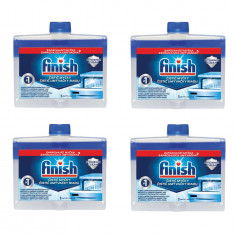 Set solutie pentru curatat masina de spalat vase Finish Regular, 4x250ml foto