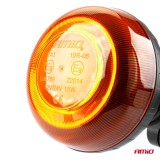 Girofar pentru tija fixa W21p R65 R10 18LED 12-24V IP56, Amio