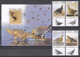 Angola 2019 - Păsări de deșert, Serie cu Tapsuri + Colita, MNH
