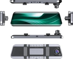 Oglinda cu camera DVR Lenovo M8 ecran de 9..66 inch 1080 fata 1080p spate Wifi Blind Spot Adas CarStore Technology