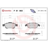 Placute frana Citroen Berlingo (M), Berlingo Box/Minivan (B9), Berlingo Multispace (B9), C4 Grand Picasso 1 (Ua), C4 2 (Nc), C4 Sedan (Nc), DS 4 (Nx), BREMBO