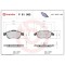 Placute frana Citroen Berlingo (M), Berlingo Box/Minivan (B9), Berlingo Multispace (B9), C4 Grand Picasso 1 (Ua), C4 2 (Nc), C4 Sedan (Nc), DS 4 (Nx)