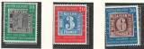 Germania 1949 Mi 113/15 MNH - 100 de ani de timbre, Nestampilat