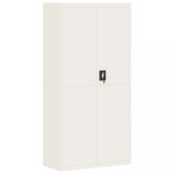 Cumpara ieftin Fiset, alb, 90x40x180 cm, otel