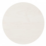 Blat de masă, alb, &Oslash;40x2,5 cm, lemn masiv de pin