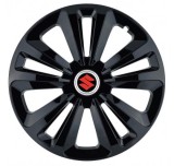 Cumpara ieftin Set 4 Capace Roti, potrivite jantelor de R16, pentru Suzuki, model terra negru, Autohelix MSA