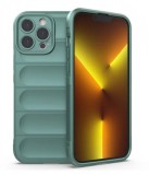 Husa Wave din Silicon compatibila Apple iPhone 14 Pro Max Anti-Shock, Verde, Oem