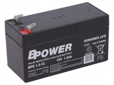 Baterie Plumb-Acid 12V 1.3Ah AGM Fără &amp;Icirc;ntreținere foto