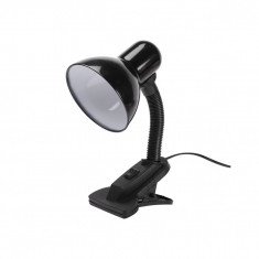 Lampa Birou Clip Negru 1xE27 60W foto