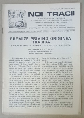 NOI TRACII , BULETIN CIRCULAR TRACOLOGIC , NR.31 , 1977 foto