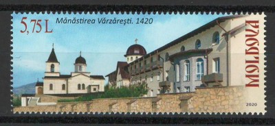 Moldova 2020 Mi 1135 MNH - Mănăstirea Vărzărești &amp;ndash; 600 de ani foto