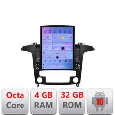 Navigatie Ford S-Max 2008-2012 G-003 ecran tip TESLA 9.7&quot; cu Android Radio Bluetooth Internet GPS WIFI 4+32GB DSP 4G O CarStore Technology