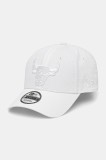 New Era șapcă de baseball din bumbac culoarea alb, cu imprimeu, 60471484