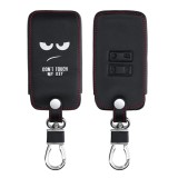 Husa Cheie Auto pentru Renault / Dacia - 4 Butoane - Keyless Go, Piele ecologica, Negru, 44637.01, Kwmobile