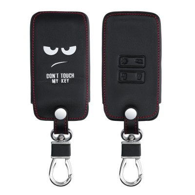 Husa Cheie Auto pentru Renault / Dacia - 4 Butoane - Keyless Go, Piele ecologica, Negru, 44637.01 foto