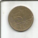 No(3) moneda- UNGARIA- 5 FORINT 1995, Europa