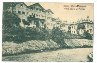 AD 966 C. P. VECHE -BAILE SLANIC-MOLDOVA - VILELE SCURTU SI PANDREA- 1927-GALATI foto