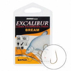 Carlige Excalibur Bream Match Brown (Marime Carlige: Nr. 8)