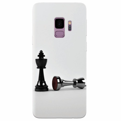 Husa silicon pentru Samsung S9, Chess foto