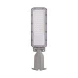 Corp Stradal LED Homelight 30W Senzor Crepuscular Alb Rece 6500K IP65 409x106x50mm Lampa Exterior Automata Design Slim Eficienta Energetica