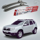 Ștergătoare Dacia Duster I (2010&ndash;2014) Flat | Set Față 4x2 &ndash; TeamCar&reg;