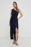 Cumpara ieftin Answear Lab rochie culoarea albastru marin, maxi, evazati