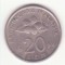 Malayesia 20 sen 1998