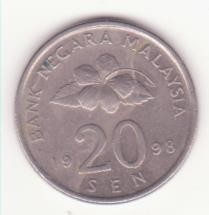 Malayesia 20 sen 1998
