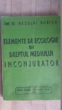 Elemente de ecologie si dreptul mediului inconjurator- Neculai Bobica