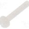 Surub M2,5, poliamida, lungime 16mm, cap rotund, pas filet 0.45, DREMEC - 8G204M2.5X16
