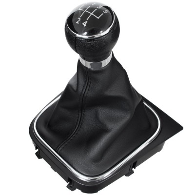 Manson cu nuca schimbator viteza, MODECAR, Pentru VW Jetta 06-12, Negru foto
