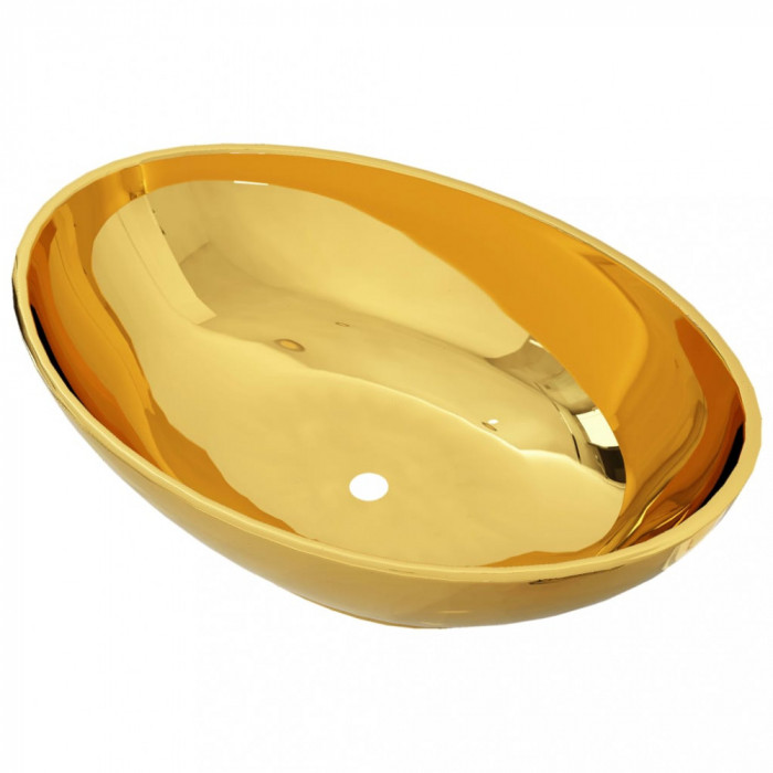 Chiuvetă, auriu, 40x33x13,5 cm, ceramică