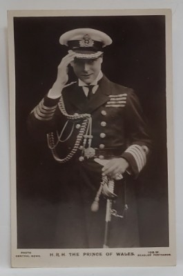 A.S.R. REGALA PRINTUL DE WALES , FOTOGRAFIE TIP CARTE POSTALA , INCEPUTUL SEC. XX foto