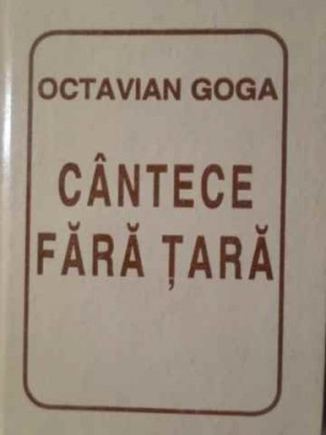 CANTECE FARA TARA-OCTAVIAN GOGA foto