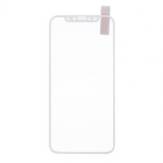 Folie Protectie Sticla iPhone X / XS / 11 Pro Acoperire Completa Alba foto