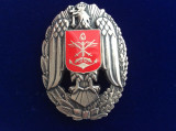Insignă militară - Insignă Academie -Universitatea Națională de Apărare -UNAp.