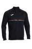 Jacheta Barbati Joma Record III Neagra - Geaca Sport, Fermoar, Poliester, Respirabila, Buzunare