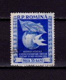 RO 1955 ,LP 384 ,&quot;Adunarea Mondiala Pace - Helsinki&quot; &quot;- serie , stampilata, Stampilat