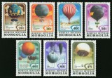 Mongolia 1982 &ndash; Serie baloane-7 timbre-nestampilata