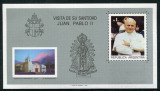 Argentina 1987 Pope John Paul II visit Argentina, perf. sheet, MNH S.142, Nestampilat